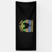 Chicken Art I Raise Tiny Dinosaurs Banner (Vertikal)