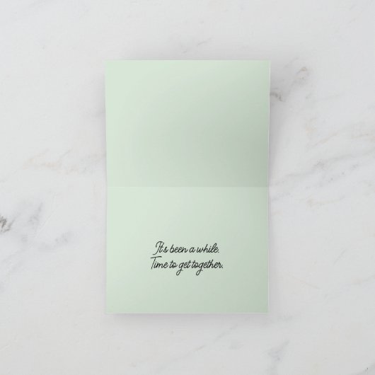 Chicken Art Pattern Inside Template Text Karte (Innenseite)