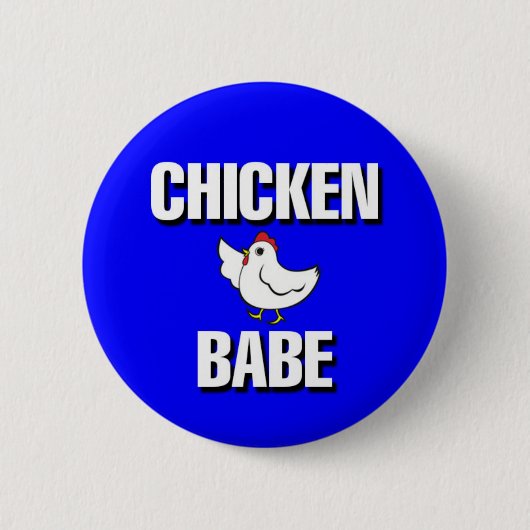 Chicken Babe Jeopardy - The Golden Girls Button (Vorderseite)