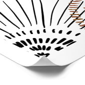 Chicken Baby Dusche Willkommen Poster (Ecke)