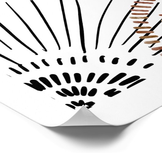 Chicken Baby Dusche Willkommen Poster (Ecke)