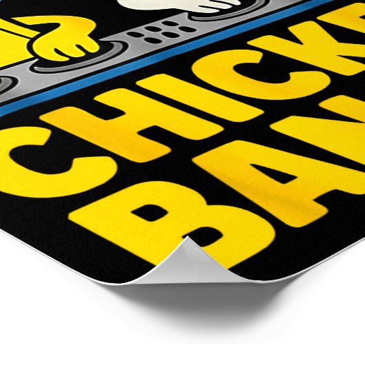 Chicken Banana Dj  Poster (Ecke)