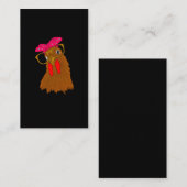 Chicken Bandana Crazy Farm Mama Visitenkarte (Vorne/Hinten)