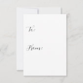 Chicken Barnyard Love, Peace Valentine's day card Mitteilungskarte (Rückseite)