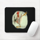 Chicken Beer Karate Kick Cooles Huhn Funny Chicke Mousepad (Mit Mouse)