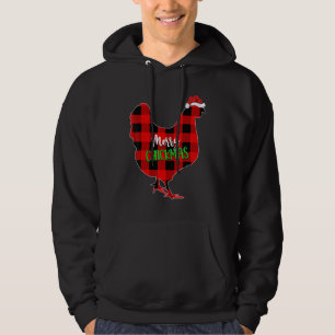 Chicken Bird Lover Merry Chickmas Chicken Christma Hoodie