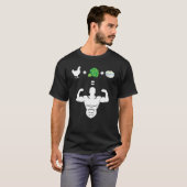 Chicken Broccoli Rice Bodybuilder Fun Broccoli Lov T-Shirt (Vorne ganz)