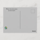 CHICKEN BUCK-BUCK NICHT STÖREN POSTKARTE (Rückseite)