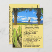 Chicken Casserole Rezept Postkarte (Vorne/Hinten)