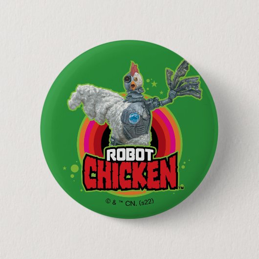 Chicken Character Logo Button (Vorderseite)