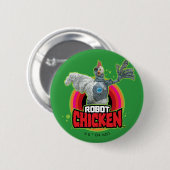 Chicken Character Logo Button (Vorne & Hinten)