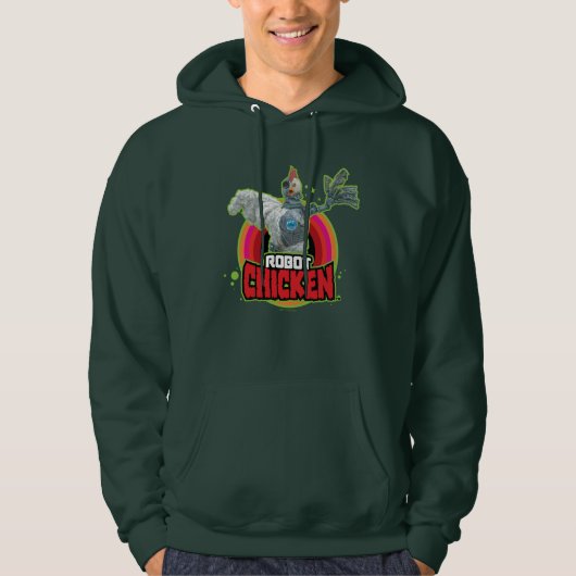 Chicken Character Logo Hoodie (Vorderseite)