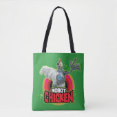 Chicken Character Logo Tasche (Vorderseite)