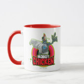 Chicken Character Logo Tasse (Links)