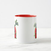 Chicken Character Logo Tasse (Zentrum)