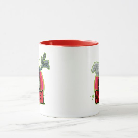 Chicken Character Logo Tasse (Zentrum)