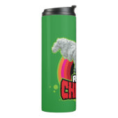 Chicken Character Logo Thermosbecher (Nach links gedreht)