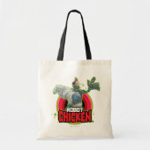 Chicken Character Logo Tragetasche (Vorne)