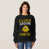 Chicken Chick  Easter Sweatshirt (Vorne ganz)