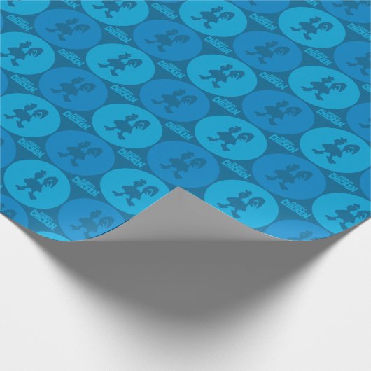 Chicken Circle Pattern Geschenkpapier (Ecke)