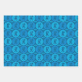 Chicken Circle Pattern Geschenkpapier Set (Vorderseite 3)