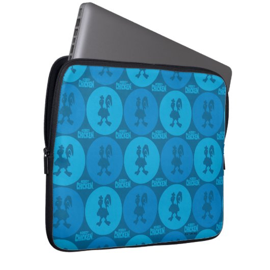 Chicken Circle Pattern Laptopschutzhülle (Vorne Rechts)
