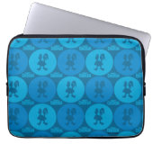 Chicken Circle Pattern Laptopschutzhülle (Vorderseite)