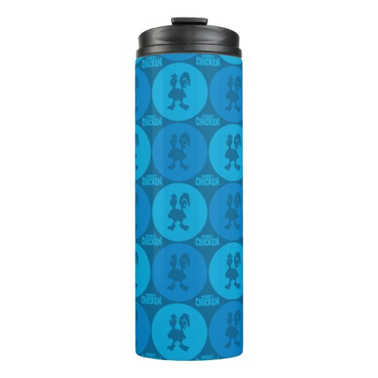 Chicken Circle Pattern Thermosbecher (Vorderseite)