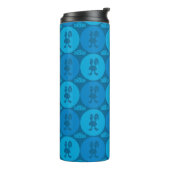 Chicken Circle Pattern Thermosbecher (Nach links gedreht)