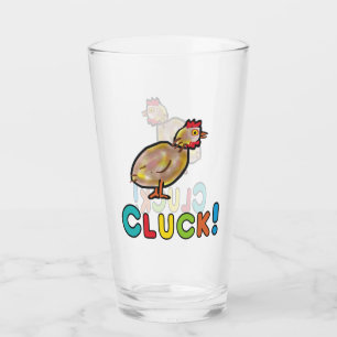 Chicken Cluck Glas