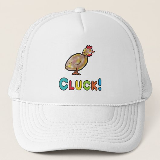 Chicken Cluck Truckerkappe (Vorderseite)