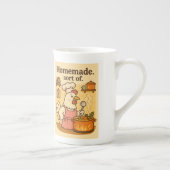 Chicken Cooking Soup - Funny Kitchen Hen Design Porzellantasse (Rechts)