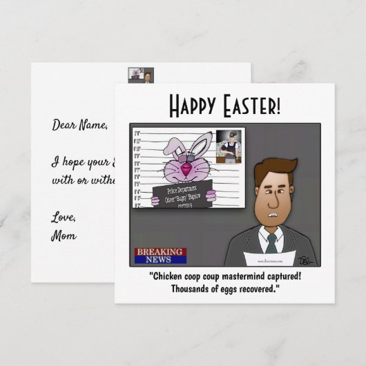 Chicken Coop Coup - Flachkarte (Vorne/Hinten)