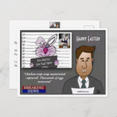 Chicken Coop Coup Mastermind Feiertagspostkarte (Vorne/Hinten)