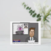 Chicken Coop Coup Mastermind Postkarte (Stehend Vorderseite)