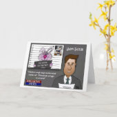 Chicken Coop Coup Mastermine Faltkarte Karte (Gelbe Blume)