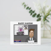 Chicken Coop Coup Osterfeiertag Postkarte (Stehend Vorderseite)