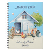 Chicken Coop Manager für kundenspezifische Noteboo Notizblock (Vorderseite)