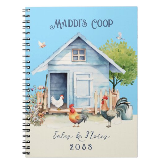 Chicken Coop Manager für kundenspezifische Noteboo Notizblock (Vorderseite)