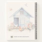 Chicken Coop Manager Kids Business Notizblock (Rückseite)