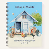 Chicken Coop Manager Kids Business Notizblock (Vorderseite)