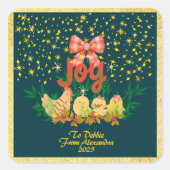 Chicken country Christmas sticker (Vorderseite)