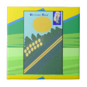 Chicken Coup  Fliese (Vorderseite)