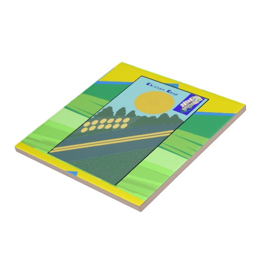 Chicken Coup  Fliese (Seite)