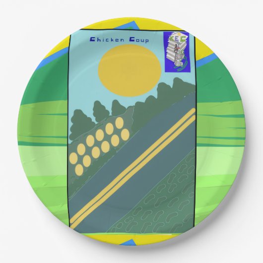 Chicken Coup  Pappteller (Vorderseite)