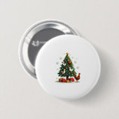 Chicken Cow Goat Horse Farm Animal Farmer Christma Button (Vorne & Hinten)