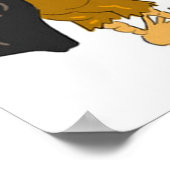 Chicken Crossing Road Philosophy 101 Funny Poster (Ecke)