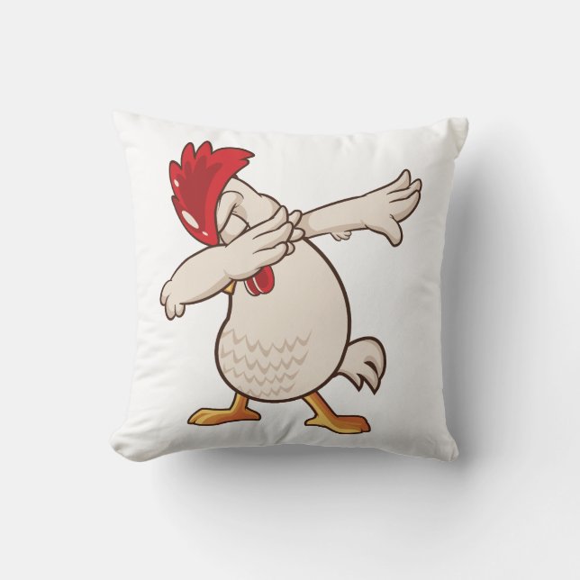 Chicken Dabbing Bauer Dab Tanz Kissen (Vorderseite)