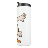 Chicken Dabbing Bauer Dab Tanz Thermosbecher (Nach rechts gedreht)