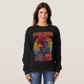 Chicken Daddy a fun design for every rooster in Sweatshirt (Vorne ganz)